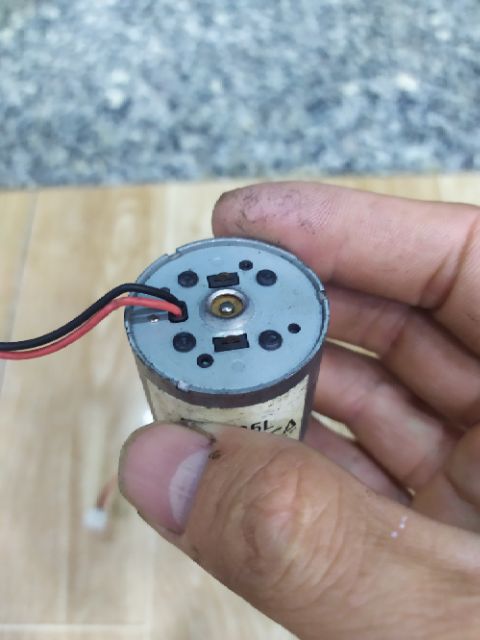 DC Motor tháo máy 12v đến 24v chế quạt tích điện mini