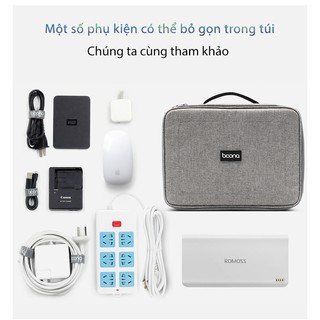 Túi hộp đựng đồ công nghệ phụ kiện Bigsize 2 ngăn lớn