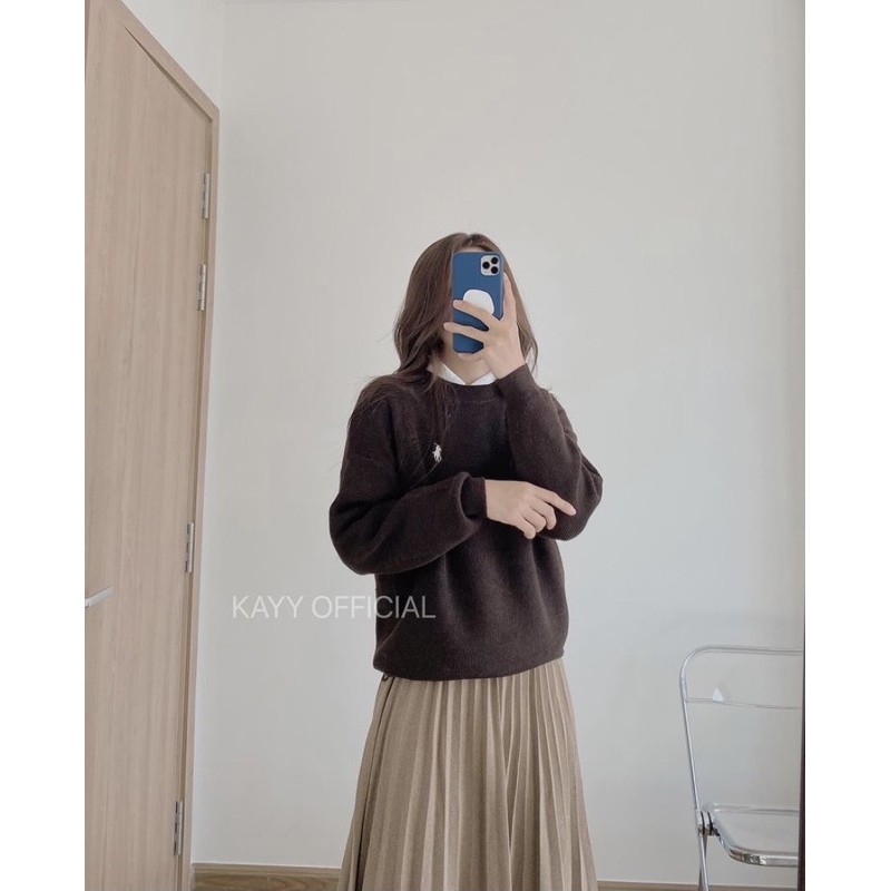 Áo len thêu hình chất dày mềm mịn - Lent (ảnh thật) | BigBuy360 - bigbuy360.vn