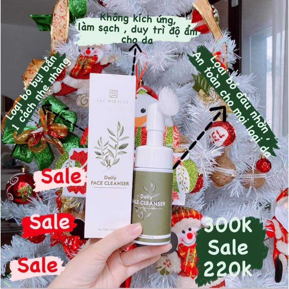 [Chính Hãng] Sữa rửa mặt trà xanh đầu cọ - làm sạch sâu, ngăn ngừa mụn tối đa