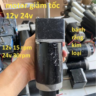 Motor giảm tốc 12v 24v hàng nhật bãi