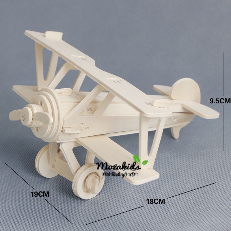 Đồ chơi lắp ráp gỗ 3D Mô hình Máy bay NieuPort 17