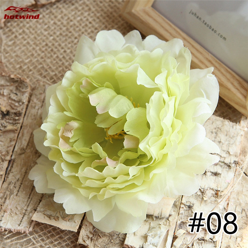 HW Hoa Mẫu Đơn Giả 13cm Trang Trí Đa Năng