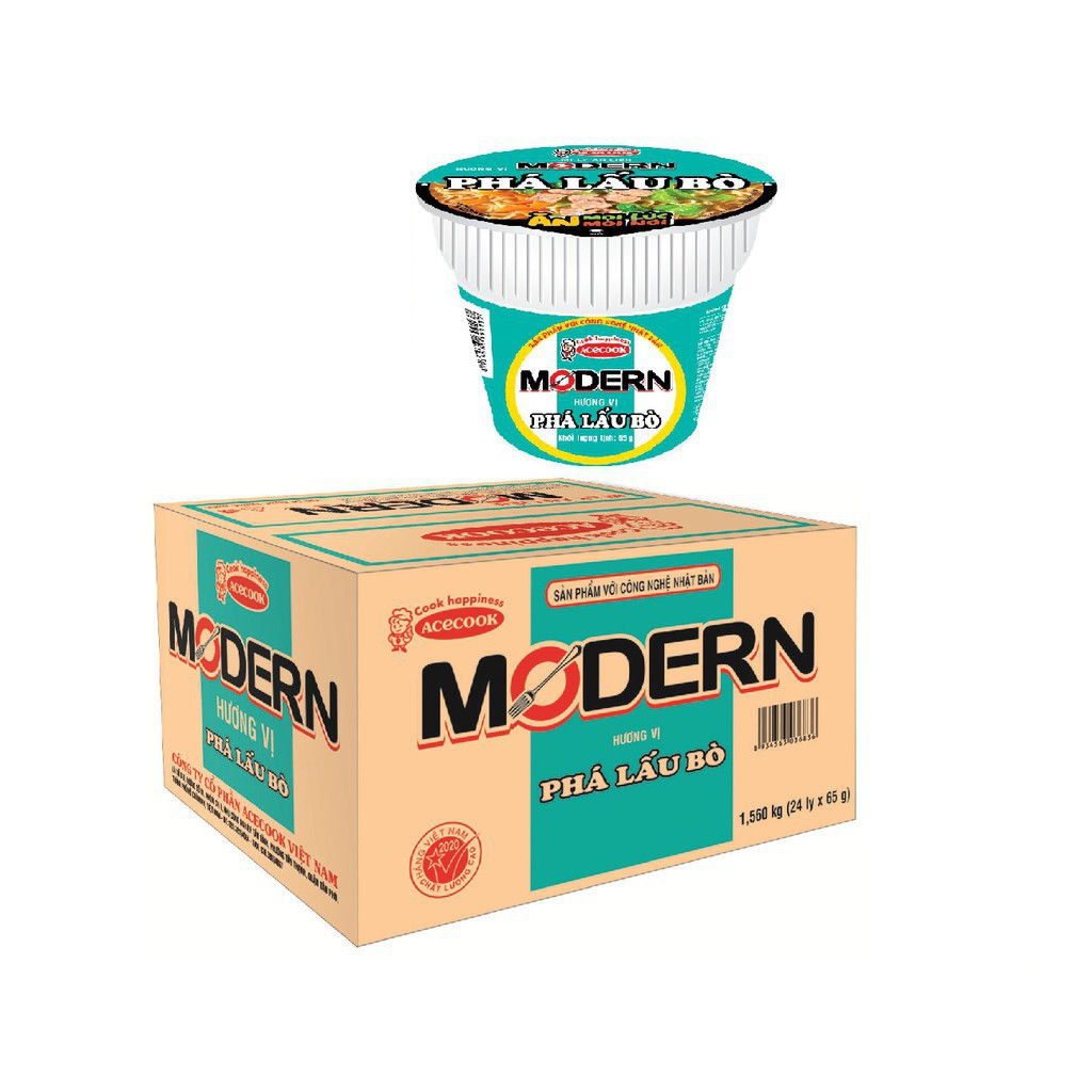 Mì ly Modern Vị Phá Lấu Bò 66g | BigBuy360 - bigbuy360.vn