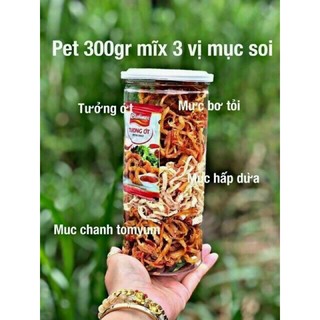 🦑🦑MỰC XÉ SỢI MIX 3 VỊ 300gr