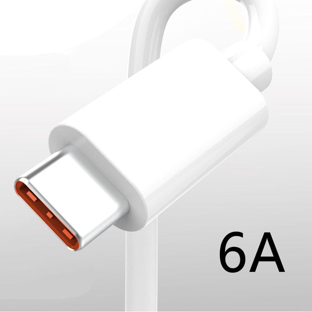 Cáp Sạc Nhanh 6A 66W 6A 1 / 1.5 / 2M Type C USB 6A Kỹ Thuật Số