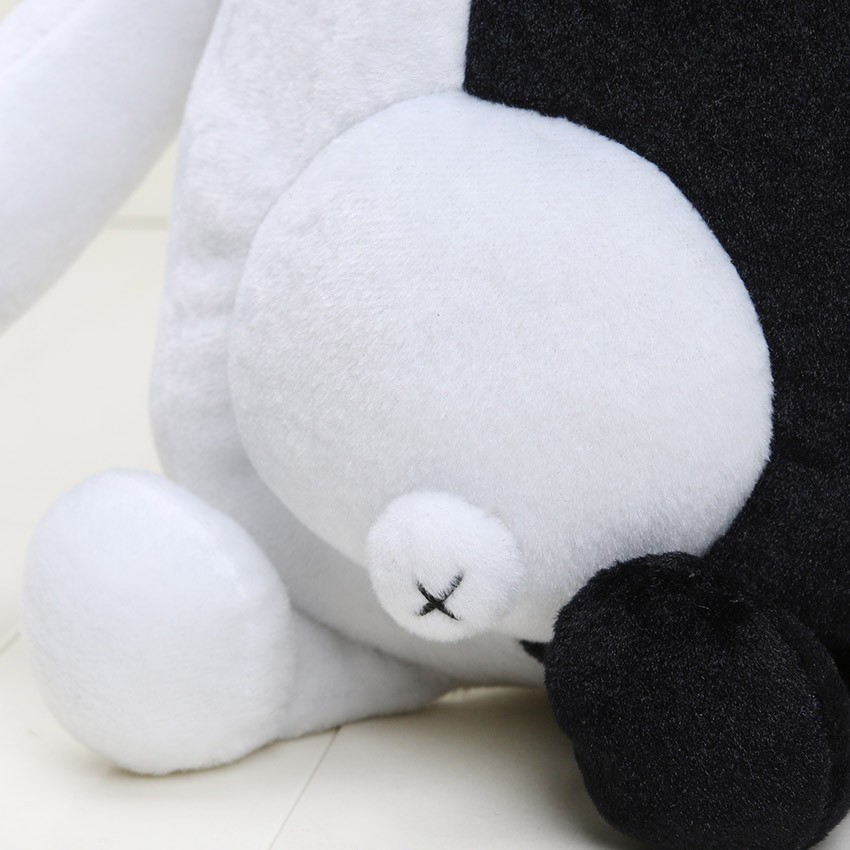 Gấu nhồi bông màu trắng đen dễ thương monokuma