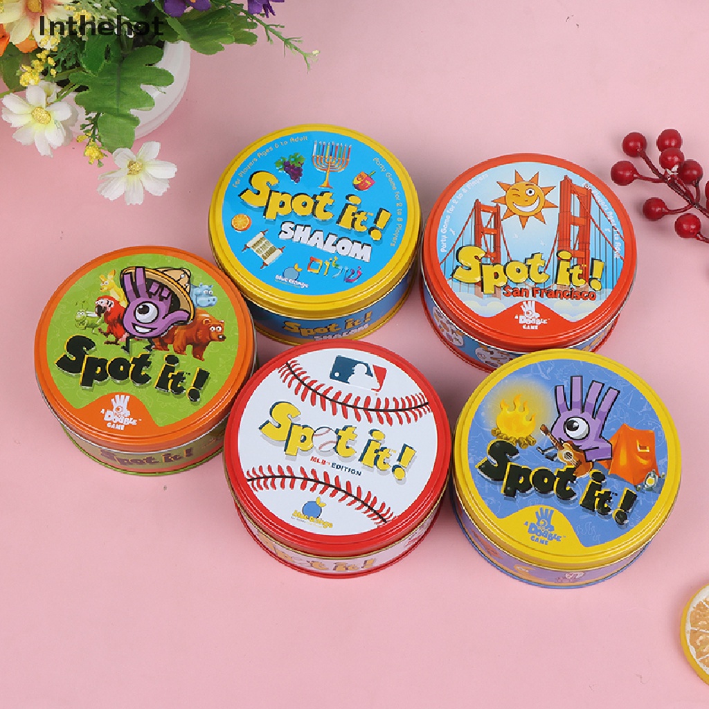 Set 55 Thẻ Chơi Game Spot It Vui Nhộn