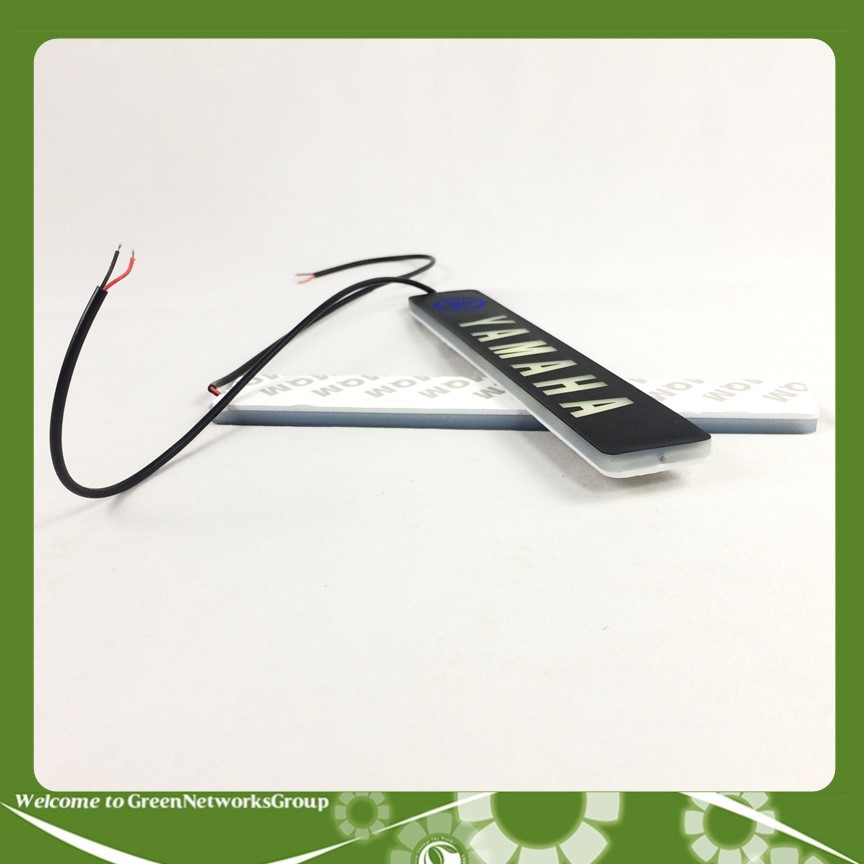 Bảng tên đèn led ốp hông Yamaha Greennetworks