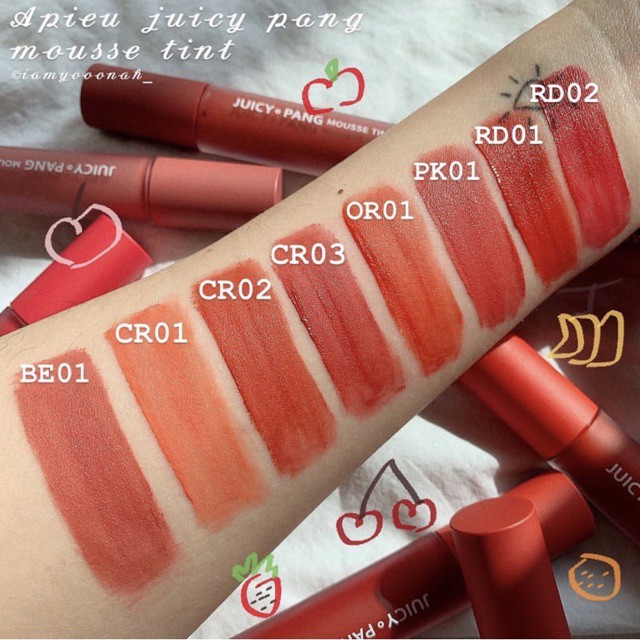 Son Tint Lì Romand Juicy Lasting Tint - hot trend 2020 | BigBuy360 - bigbuy360.vn
