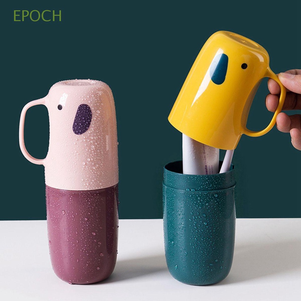 Epoch Hộp Đựng Bàn Chải Đánh Răng Hình Chú Voi Hoạt Hình Di Động Tiện Dụng Mang Theo Du Lịch / Cắm Trại