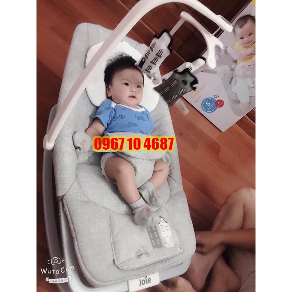 Ghế rung trẻ em Joie Dreamer petite city ,starry night, flower forever, sản phẩm thích hợp cho bé từ sơ sinh đến 15kg