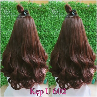 Kẹp u 3/4 xoăn lọn lớn - hình thật