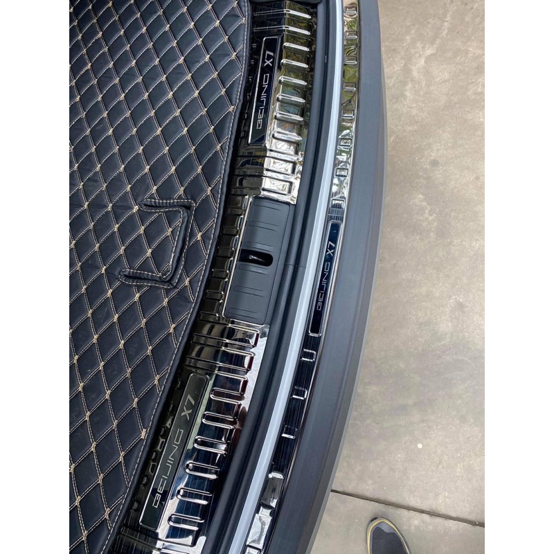 Ốp bậc cửa inox titan ⚡HÀNG CAO CẤP⚡ ốp bậc cửa inox trắng xe Beijing X7 chống xước inox cao cấp