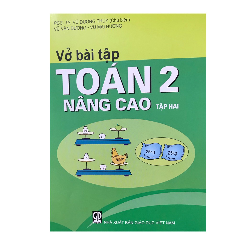 Sách - Vở bài tập Toán nâng cao lớp 2 tập 2 ( TS.Vũ Dương Thụy )