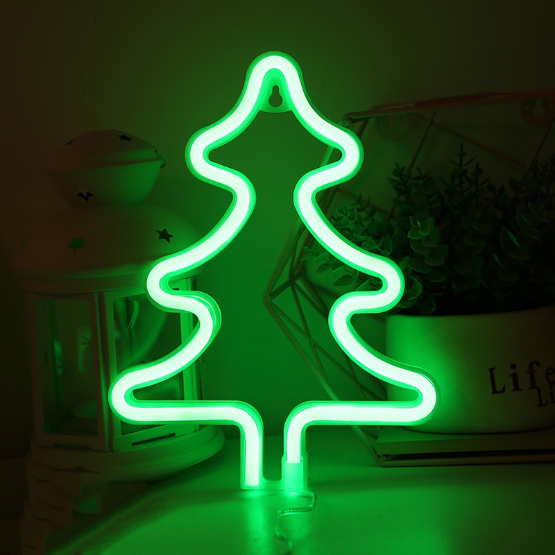 Đèn trang trí noel giáng sinh, đèn led neon trang trí phòng ngủ quán cafe phòng khách đa dạng phong cách