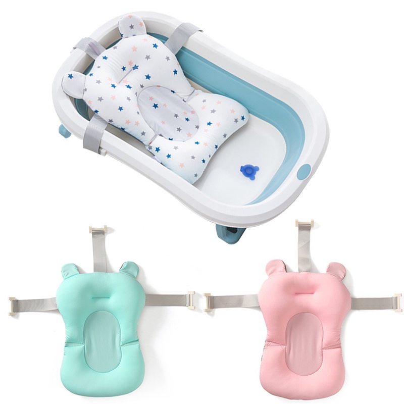 Đệm Lót Bồn Tắm Có Thể Gấp Gọn Tiện Dụng Cho Bé Sơ Sinh