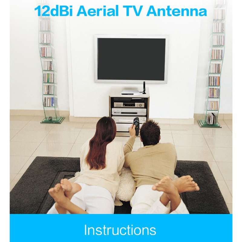 Ăng Ten Khuếch Đại Tín Hiệu HDTV Phạm Vi 50 Dặm