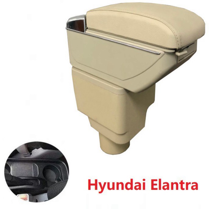 Sản Phẩm Hộp tỳ tay xe hơi cao cấp Hyundai Elantra tích hợp 7 cổng USB .