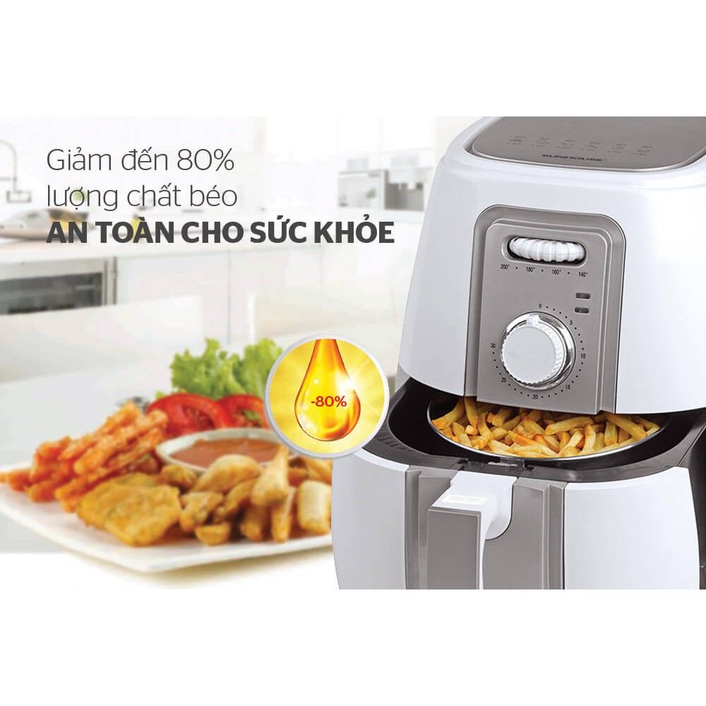 Nồi Chiên Không Dầu Sunhouse SHD4023W (3.0 Lít)