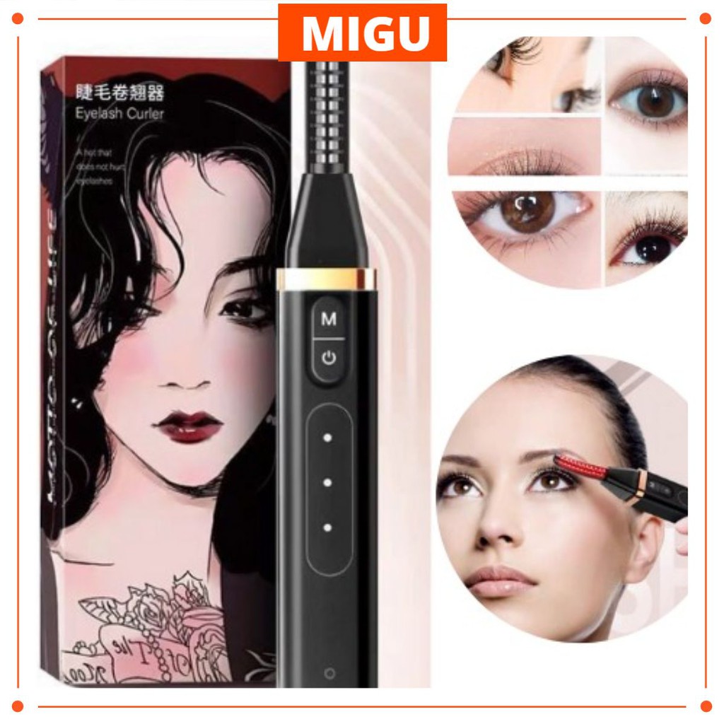 Máy Uốn Lông Mi Tự Động - Máy Uốn Nhiệt Làm Cong Lông Mi Dụng Cụ Trang Điểm Không Thể Thiếu Cho Chị Em Làm Đẹp MIGU.VN