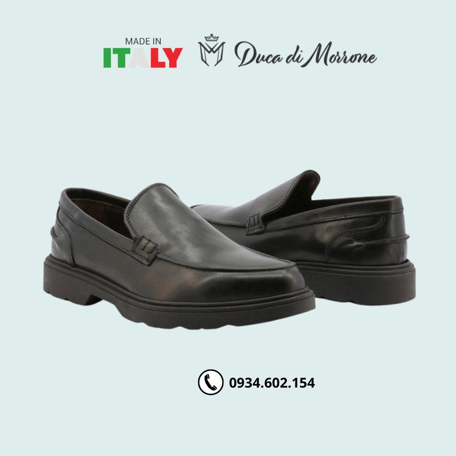 Giày Da Nam DUCA DI MORRONE Buộc Dây, Khử Mùi, Chống Trơn Trượt Nhập Khẩu Chính Hãng Italy – P094