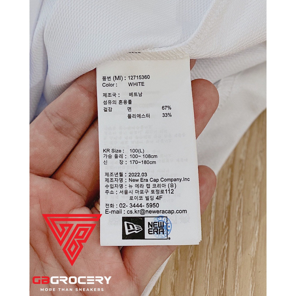 Áo thun New Era Paisley Logo LA - Ảnh thật shop chụp