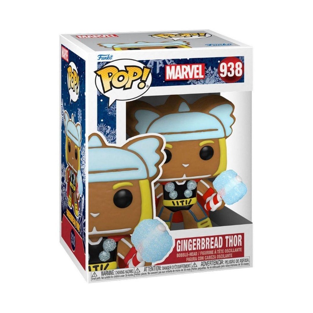 Mô hình Marvel Thor 10cm 938 Gingerbread Funko Pop Mô hình tĩnh Nhựa PVC CHÍNH HÃNG MỸ MVFKP06