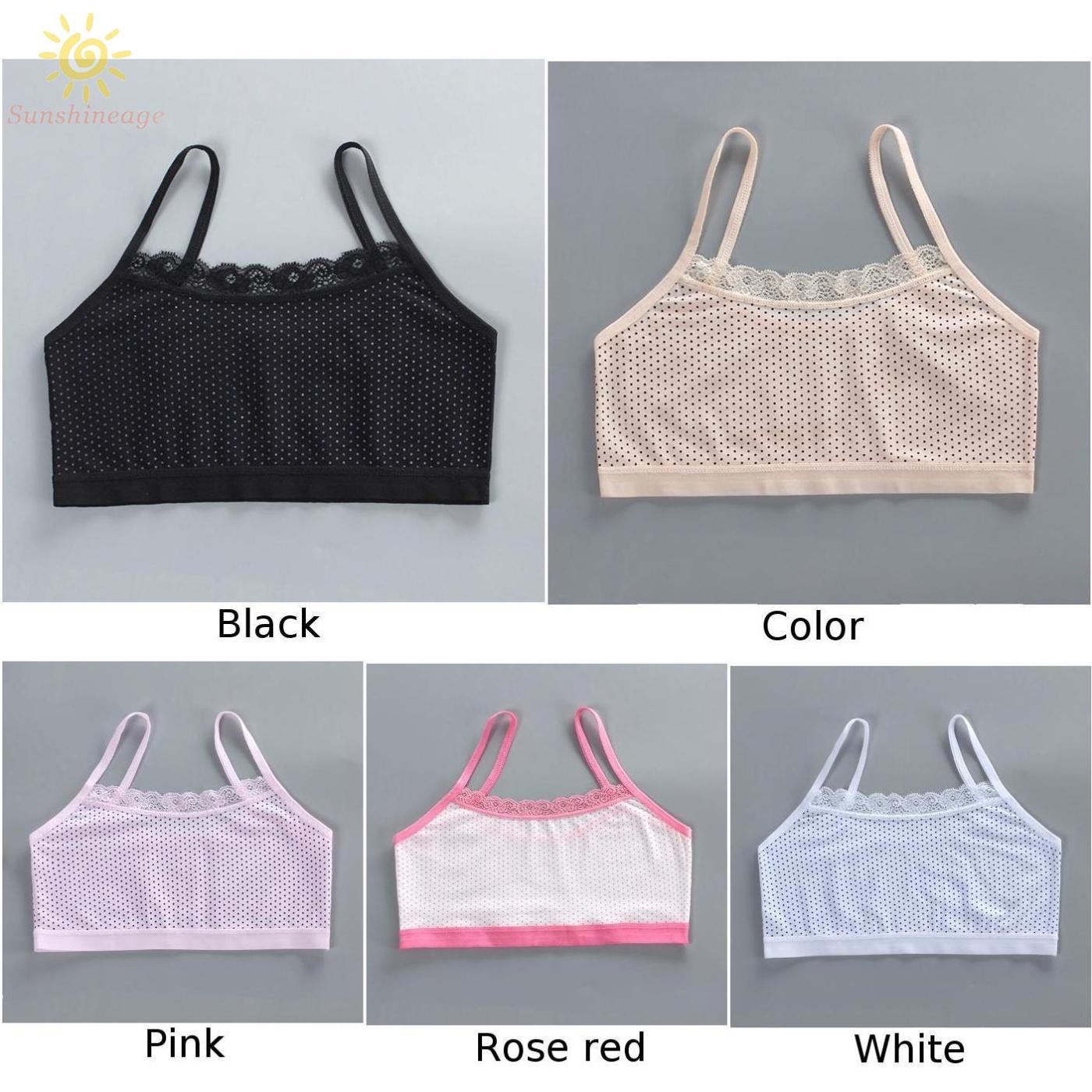 Áo Lót Cotton Mềm Mại Cho Bé Gái Tuổi Teen