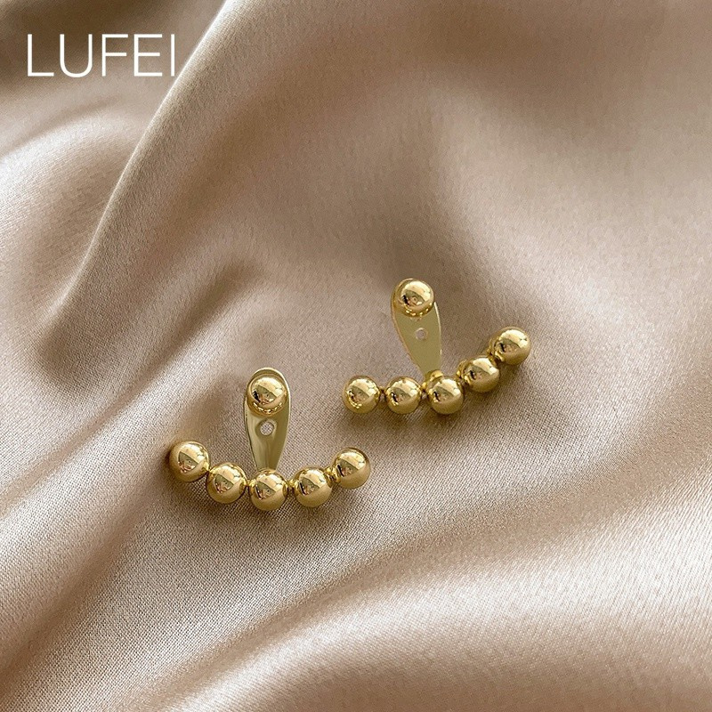 Bông tai bạc s925 hình hạt đậu đơn giản mới 2023