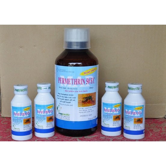 THUỐC DIỆT MUỖI & CÔN TRÙNG PERMETHRIN 50EC chai 1000ml