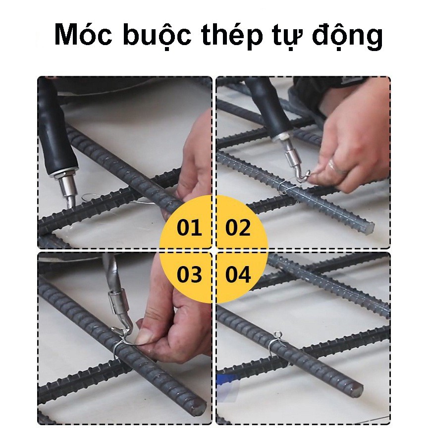 Móc Buộc Thép - xoắn thép - buộc sắt 1234