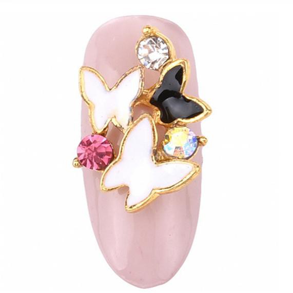 Charm con bướm trang trí móng