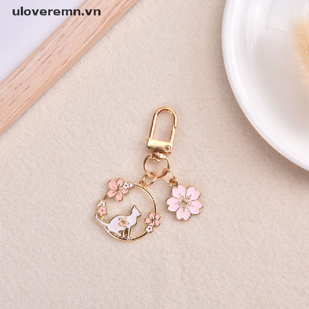 Móc Khóa Hình Dấu Chân Mèo Dễ Thương