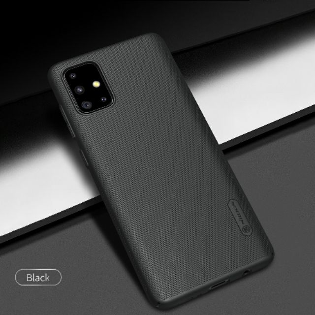 Ốp lưng Samsung Galaxy A51 hiệu Nillkin nhựa sần chống mồ hôi vân tay ( check code )