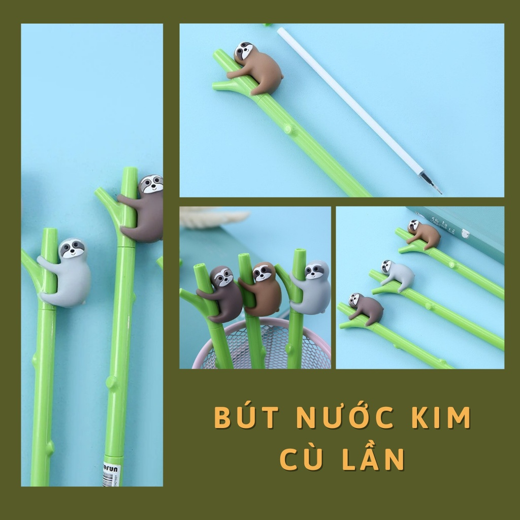 Bút mực Gel Cù lần lười