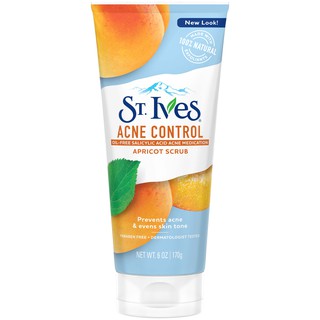 Sữa Rửa Mặt St.Ives Acne Control chiết xuất trái Mơ 170g