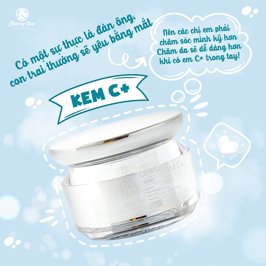 Kem face dưỡng trắng da trắng sáng vitamin C+ bật tone CRD