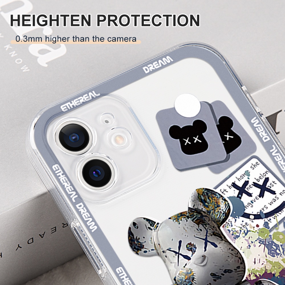 Ốp điện thoại silicon trong suốt dành cho Huawei Nova 7se 6se 3E 4E 5i 7i Huawei P20 P30 P50 Pro P20 P30 P40 Lite