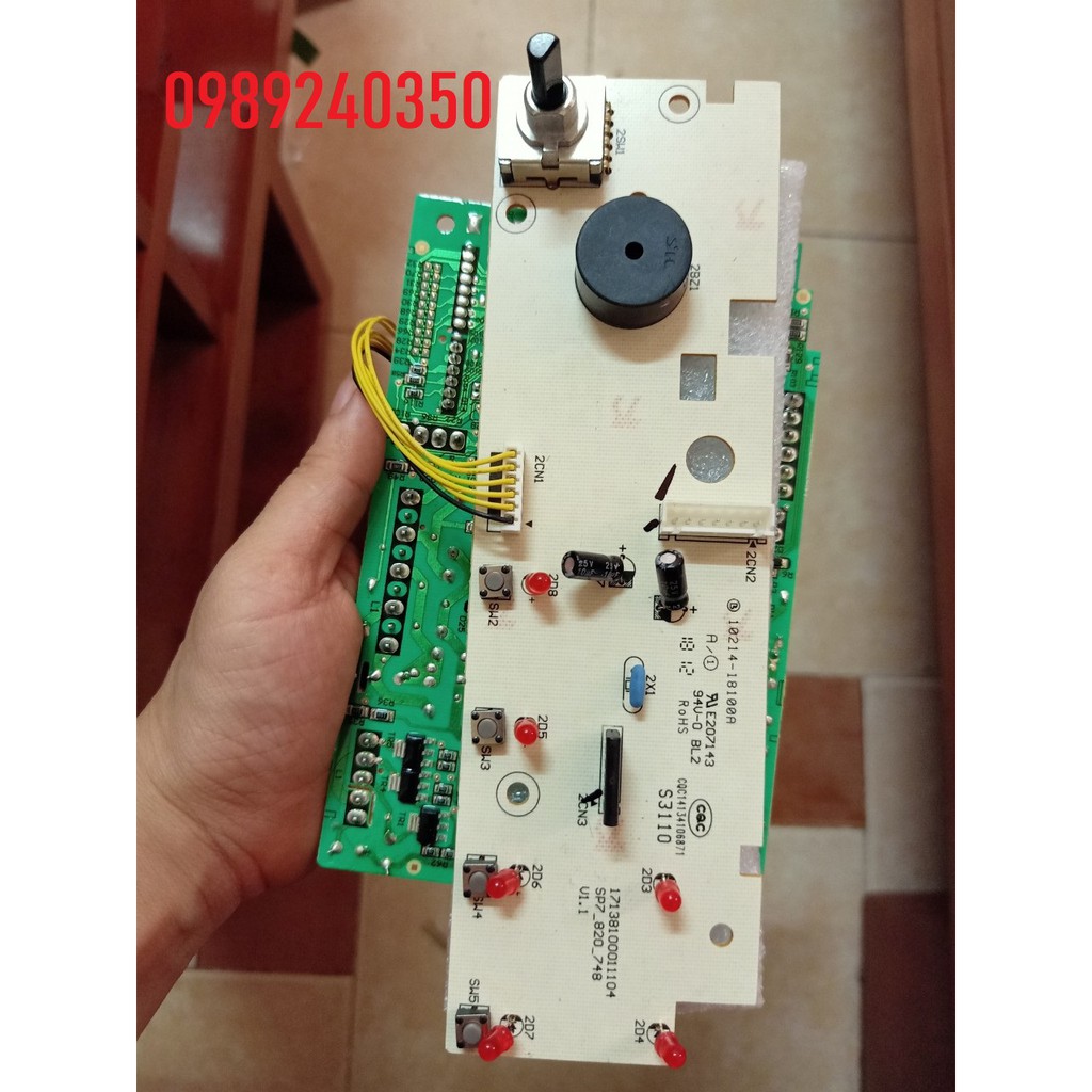 Bo mạch máy giặt Midea MFE 70-1000 chính hãng