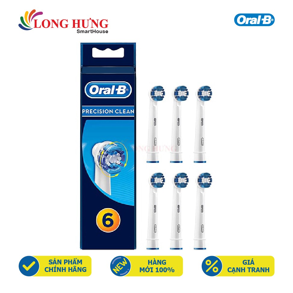 Đầu bàn chải thay thế bàn chải điện Oral-B Precision Clean - Hàng nhập khẩu