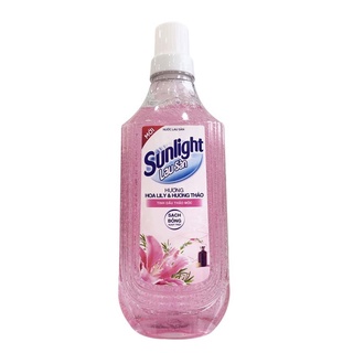 Nước Lau Sàn Sunlight Tinh Dầu Thiên Nhiên Hương Hoa Lily và Hương Thảo 1kg- Chính Hãng