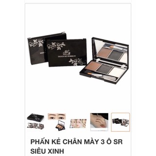 Phấn bột tán lông mày vẽ sóng mũi 2in1