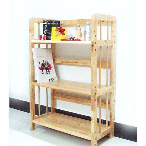 𝐌IỄN PHÍ SHIP Kệ Sách Gỗ Đa Năng 3 Tầng Rộng 80cm