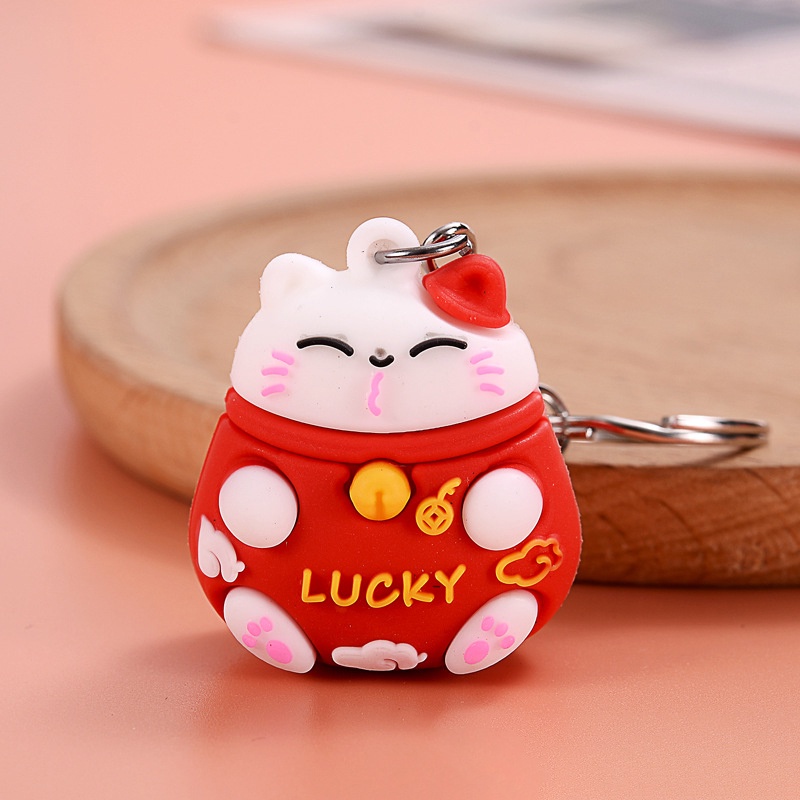 🍀 Móc khóa mèo thần tài Lucky ú nu 🍀