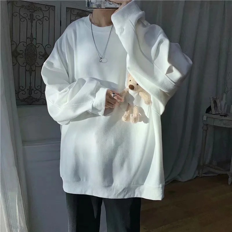 Áo nỉ tay dài in họa tiết gấu kích thước M-2XL cho nam nữ | BigBuy360 - bigbuy360.vn