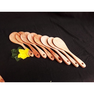 (Giá dùng thử) Thìa gỗ/ muỗng gỗ nhãn xới cơm, gá cơm, đánh xôi và decor món ăn (Mộc Ánh Dương)