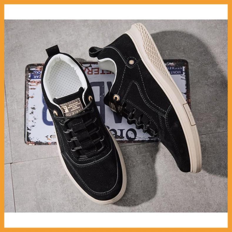 [MÃ GIAY68 GIẢM 30K ĐƠN 500K] Giày thể thao nam, Giày Sneaker Nam Cổ Thấp Da Lộn cực dễ phối đồ | BigBuy360 - bigbuy360.vn