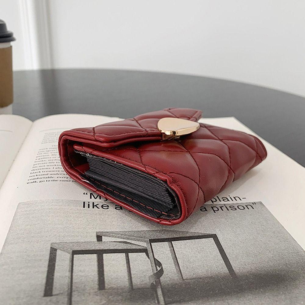 Ví Da PU Nhỏ Đựng Thẻ Đa Năng Tiện Dụng