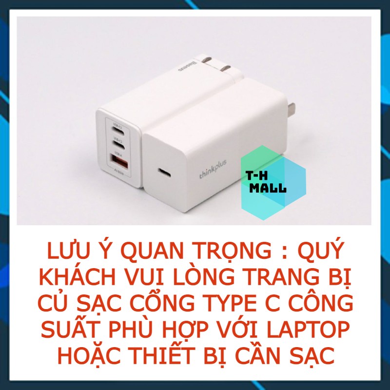 Đầu sạc chuyển đổi cổng USB Type C sang nguồn điện DC 7.9x5.5mm / 7.9*5.5mm chuyên dụng cho laptop Lenovo